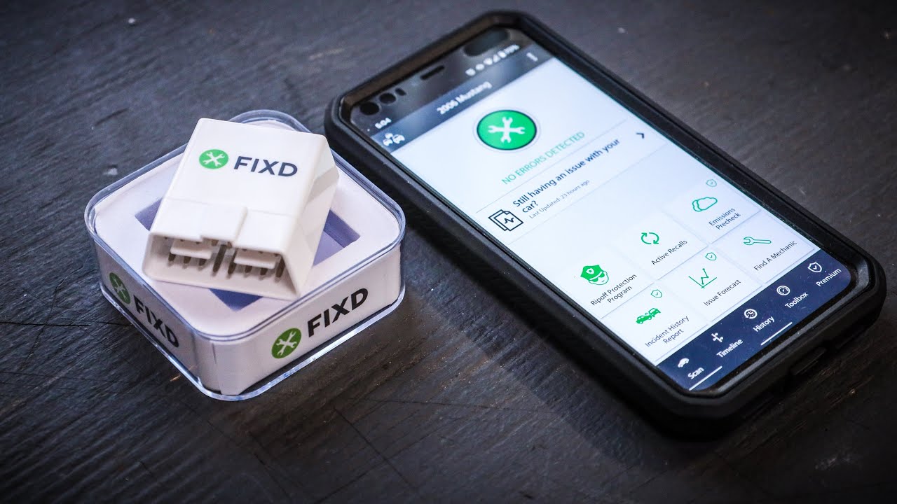 FIXD device and app