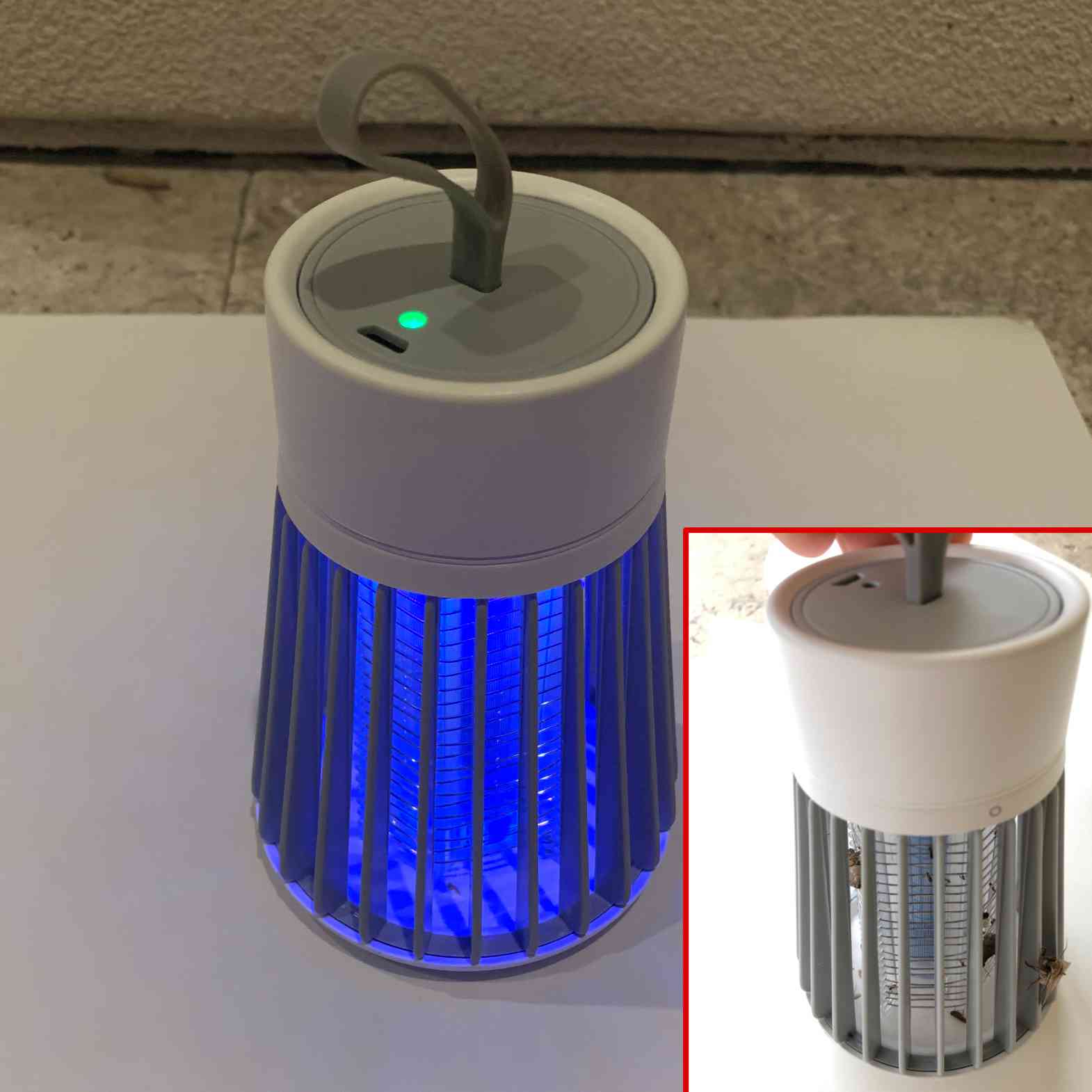 Mosquito zapper uses LED lights to attract